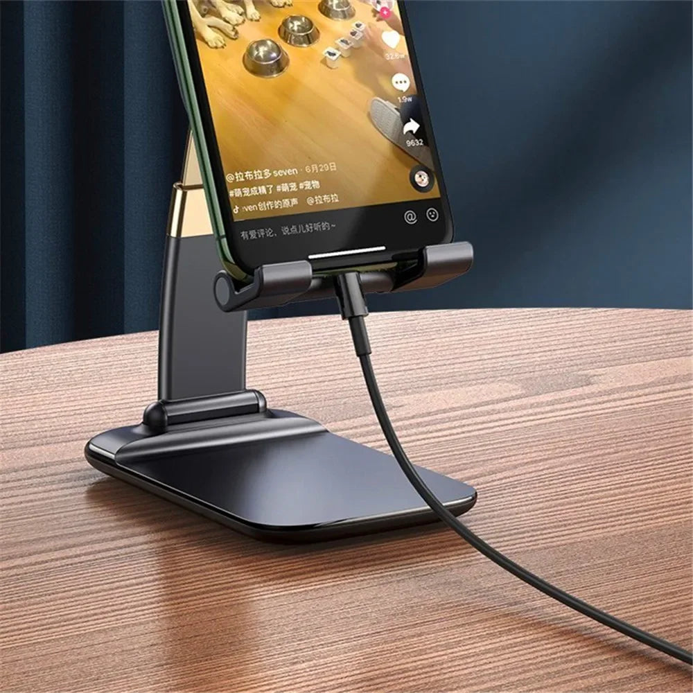 Foldable Metal Mobile Phone Desk Stand