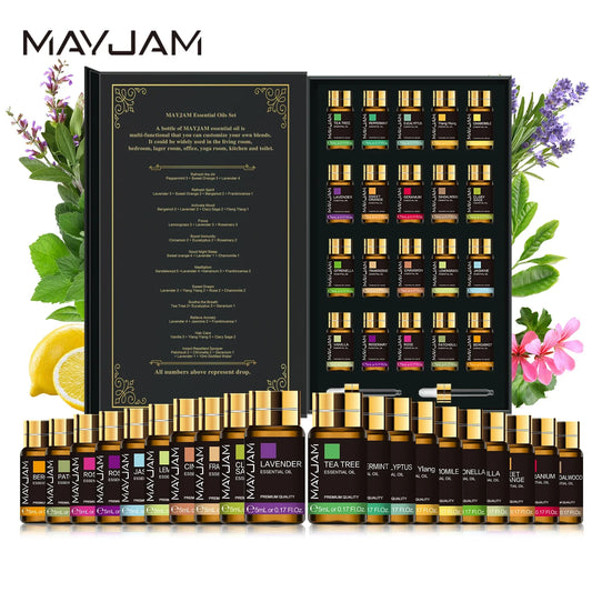 MAYJAM 20pcs Pure Essential Oils Gift Set – Unisex