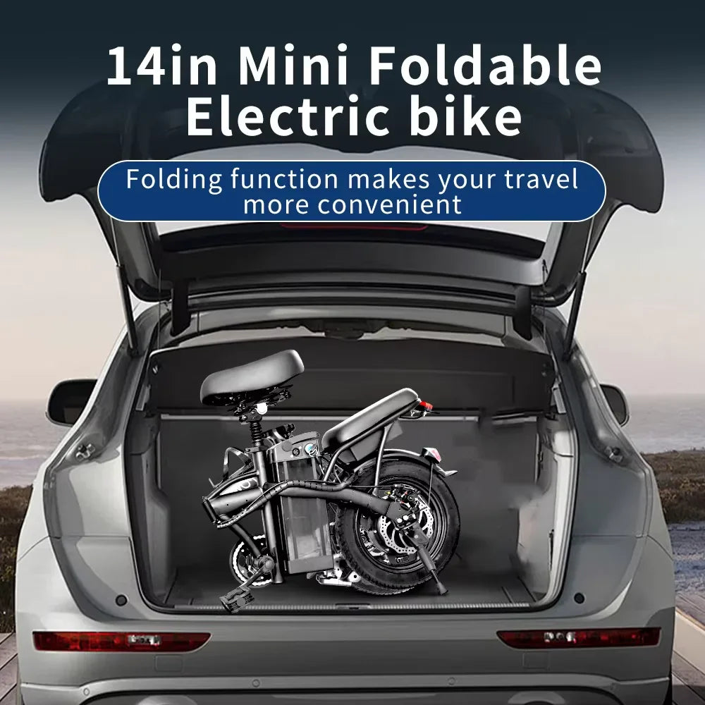 400W 14” Folding Electric Bike – 32KM/H