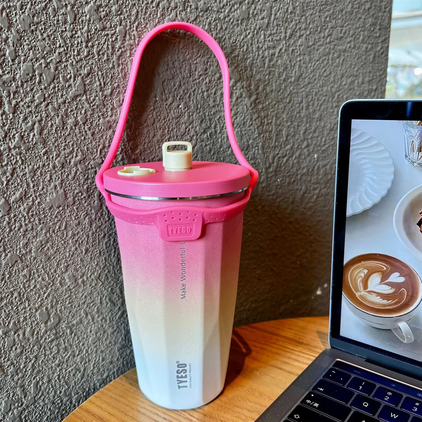 Tyeso Vacuum Insulated Thermos Cup