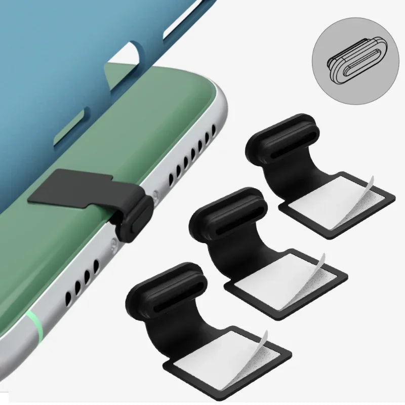Anti-Lost Silicone Type-C Dust Plug