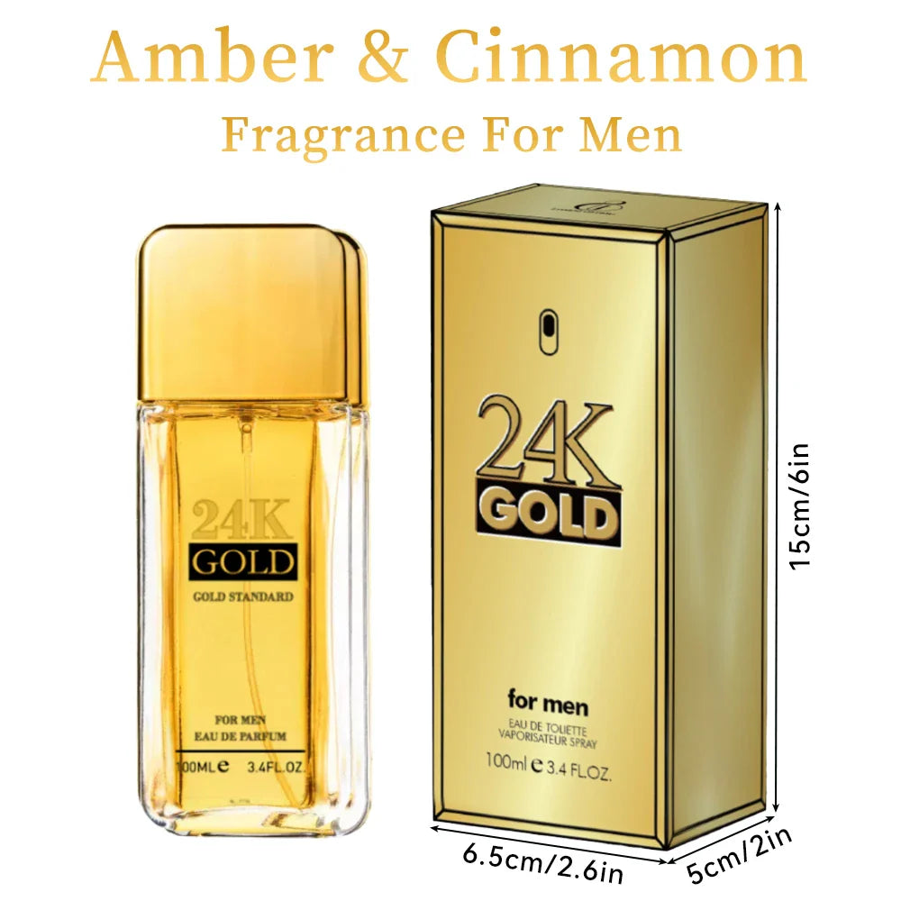 Red Intense 24K Gold Men's EDP 2pcs