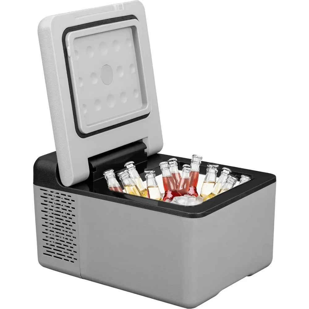 ROOOWOOO 12 Volt Mini Car Refrigerator