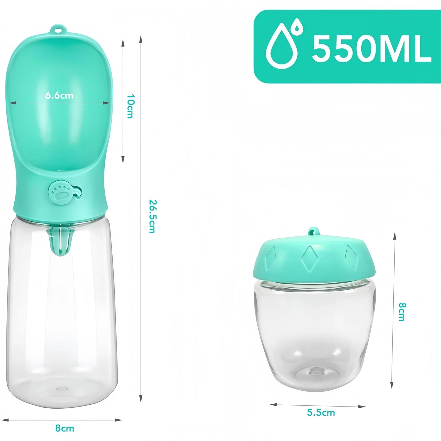 Portable Dog Water Bottle Dispenser