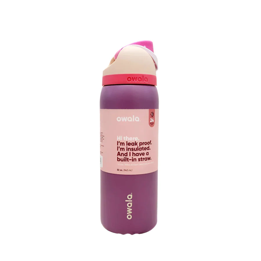 Owala  Insulated Stainless Steel Free Sip Water Bottle - Girl Hood