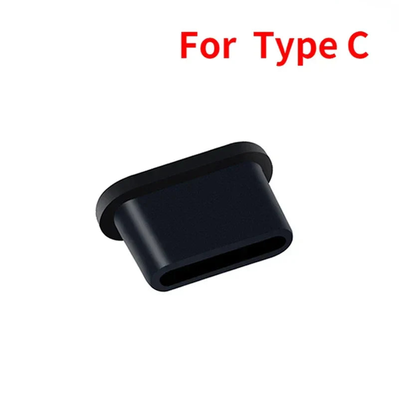 Anti-Lost Silicone Type-C Dust Plug