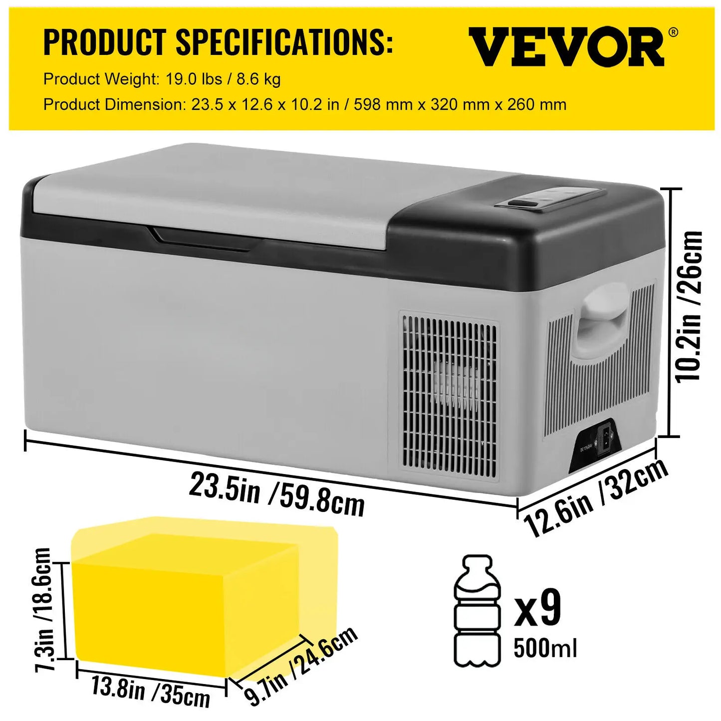 12 Volt VEVOR Car Mini Refrigerator