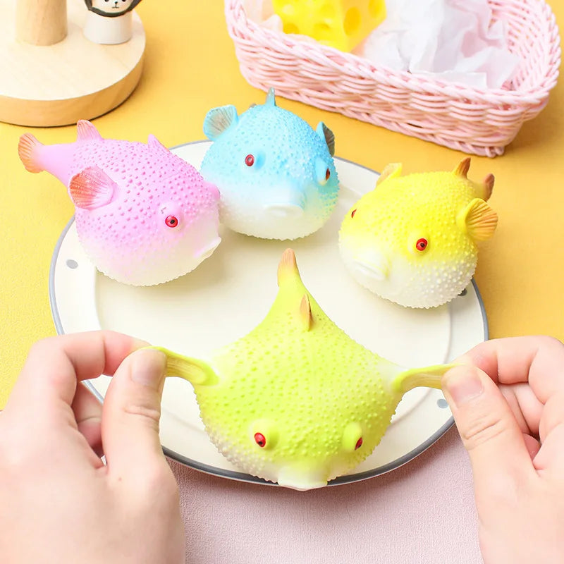 Angry Puffer Fish Stress Toy