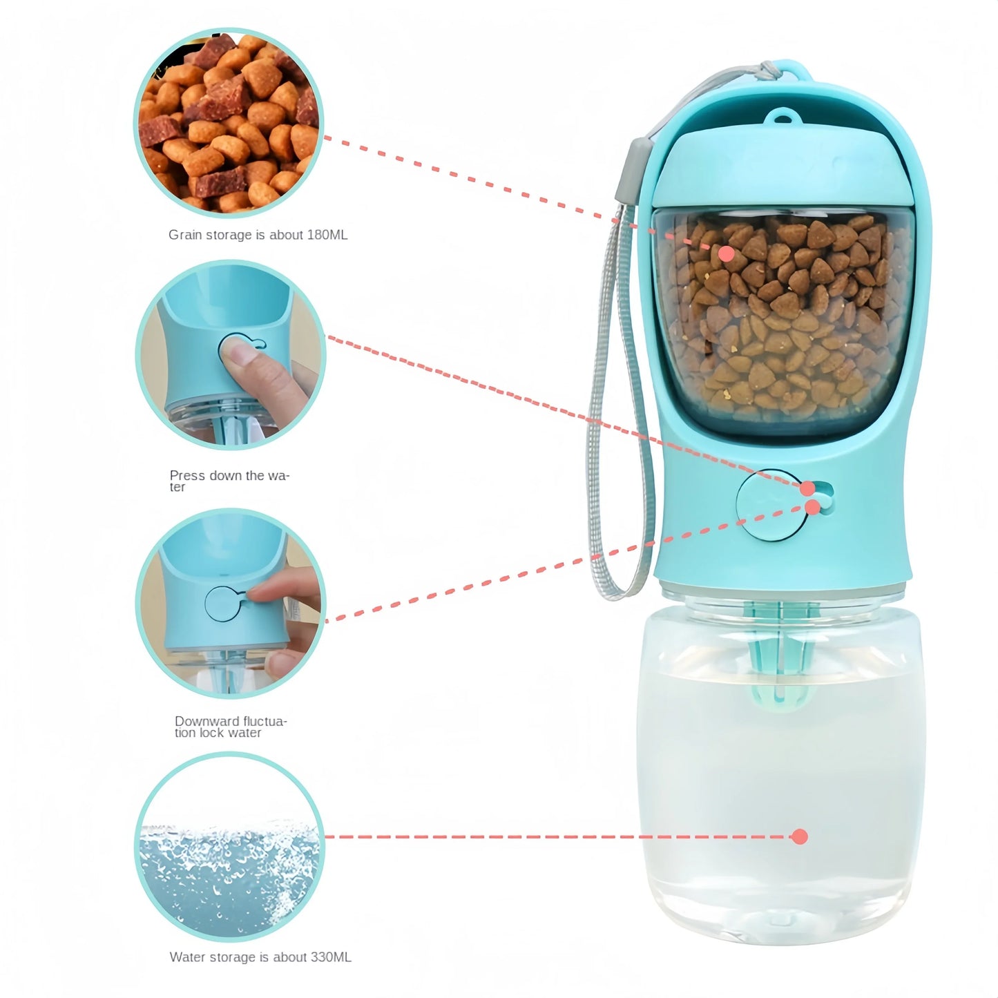 Portable Dog & Cat Water Bottle