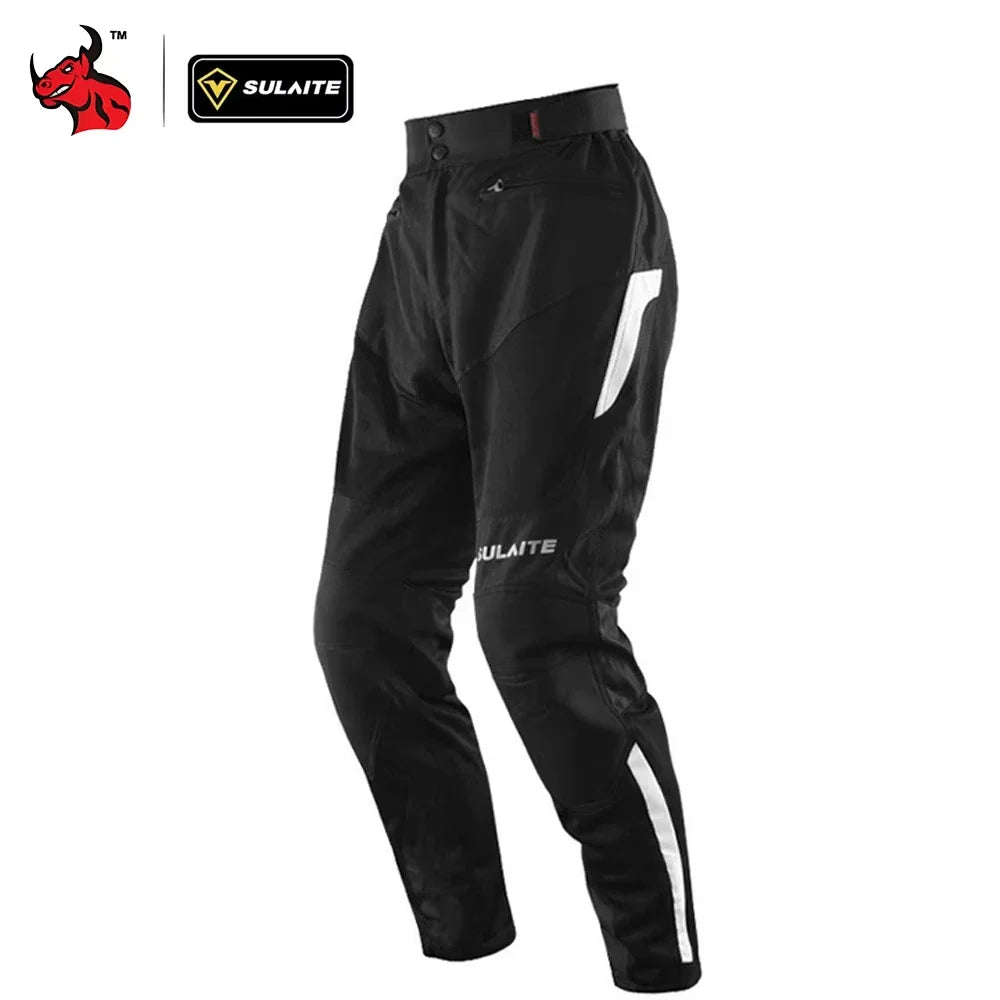Motorcycle Jacket Pants Lightweight Anti-Fall Set Summer Breathable Mesh For Men Women Urban Bikers Riding Combo Jacket Suit