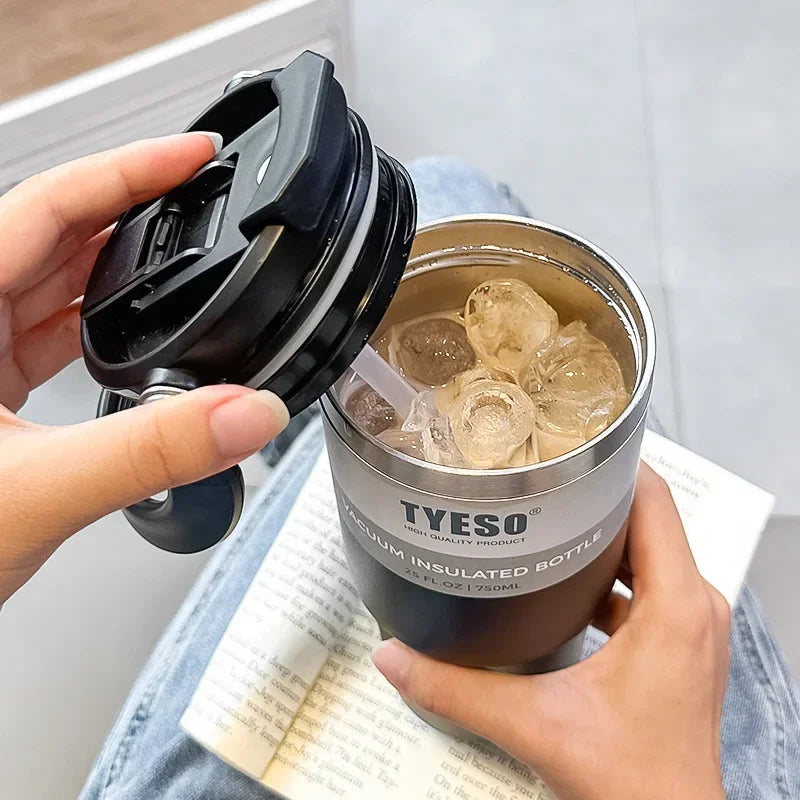 Tyeso Double-Layer Insulated Coffee Cup