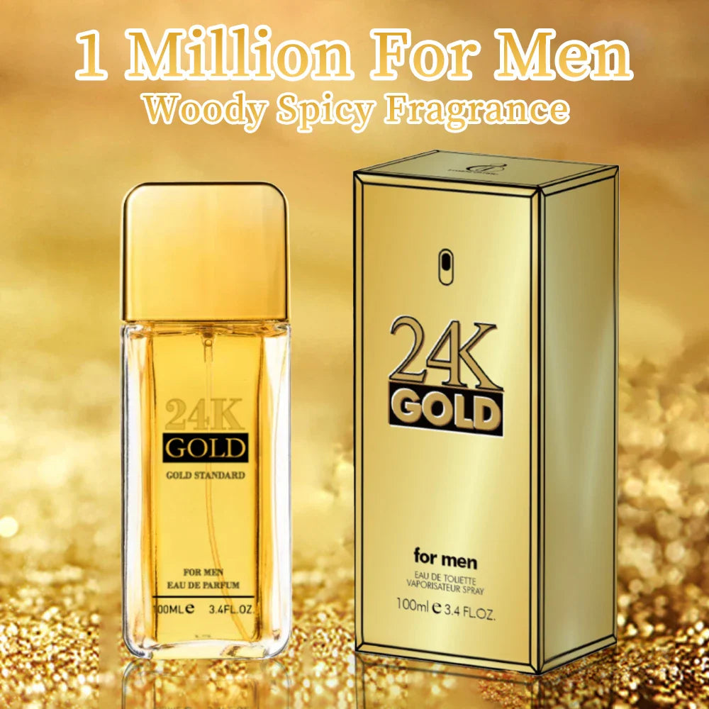 Red Intense 24K Gold Men's EDP 2pcs