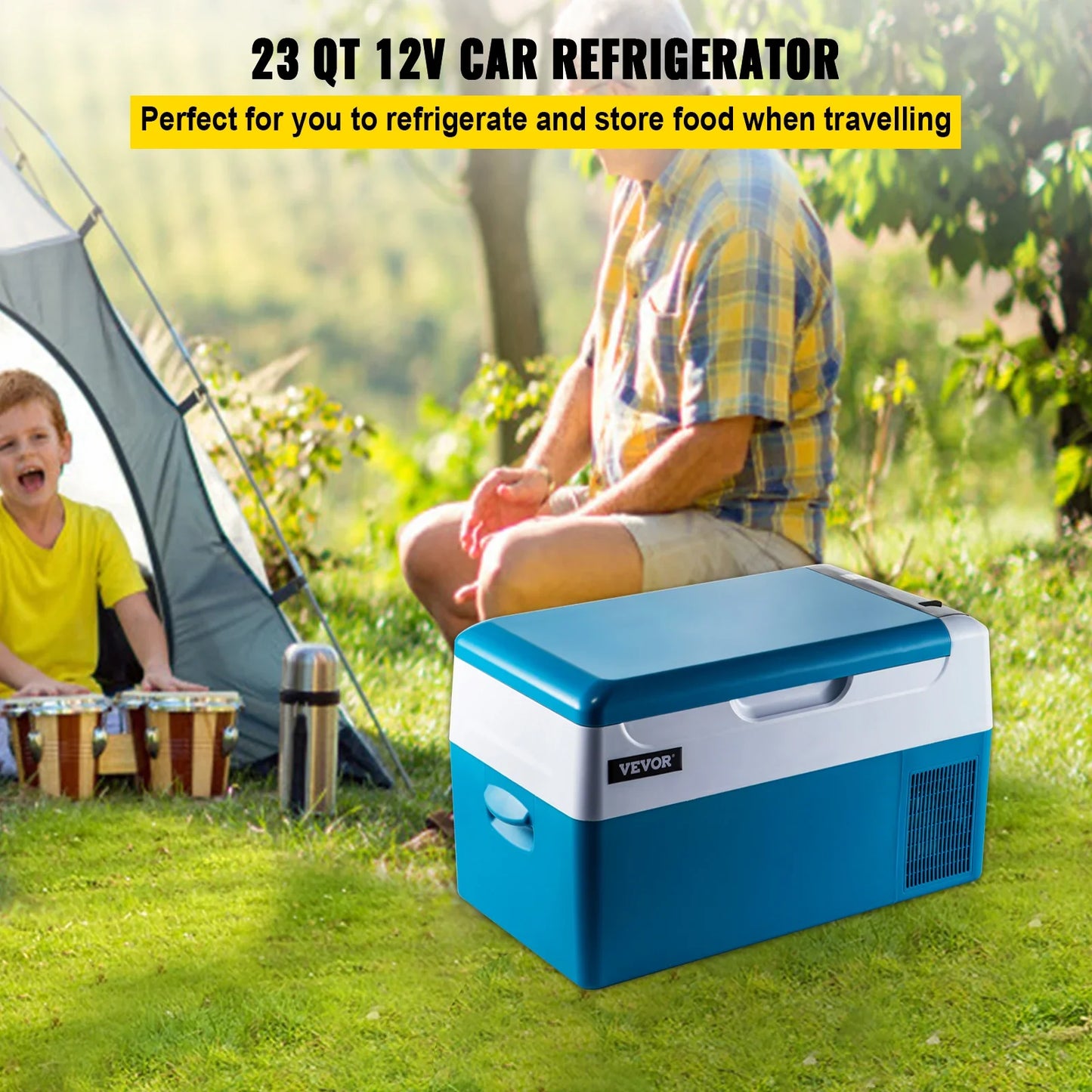 12 Volt VEVOR Car Mini Refrigerator 22L