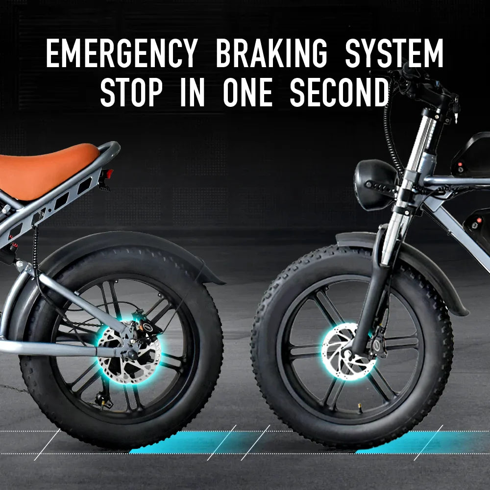 IDOTATA-S7 2000W Fat Tire Electric Bike – 48V 70Ah