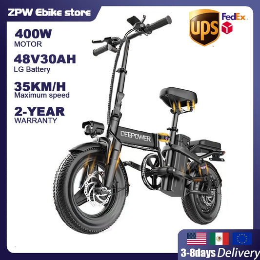 ZPW Folding Fat Tire Electric Bike