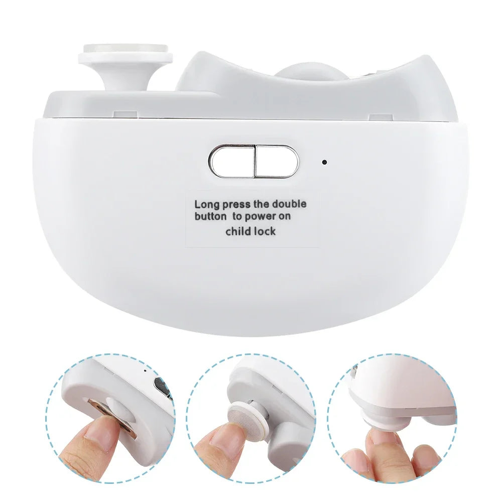 Electric Nail Clipper & Trimmer with Light