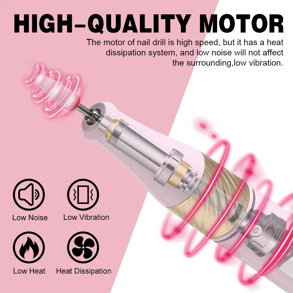 Electric Portable Nail Drill for UV polish