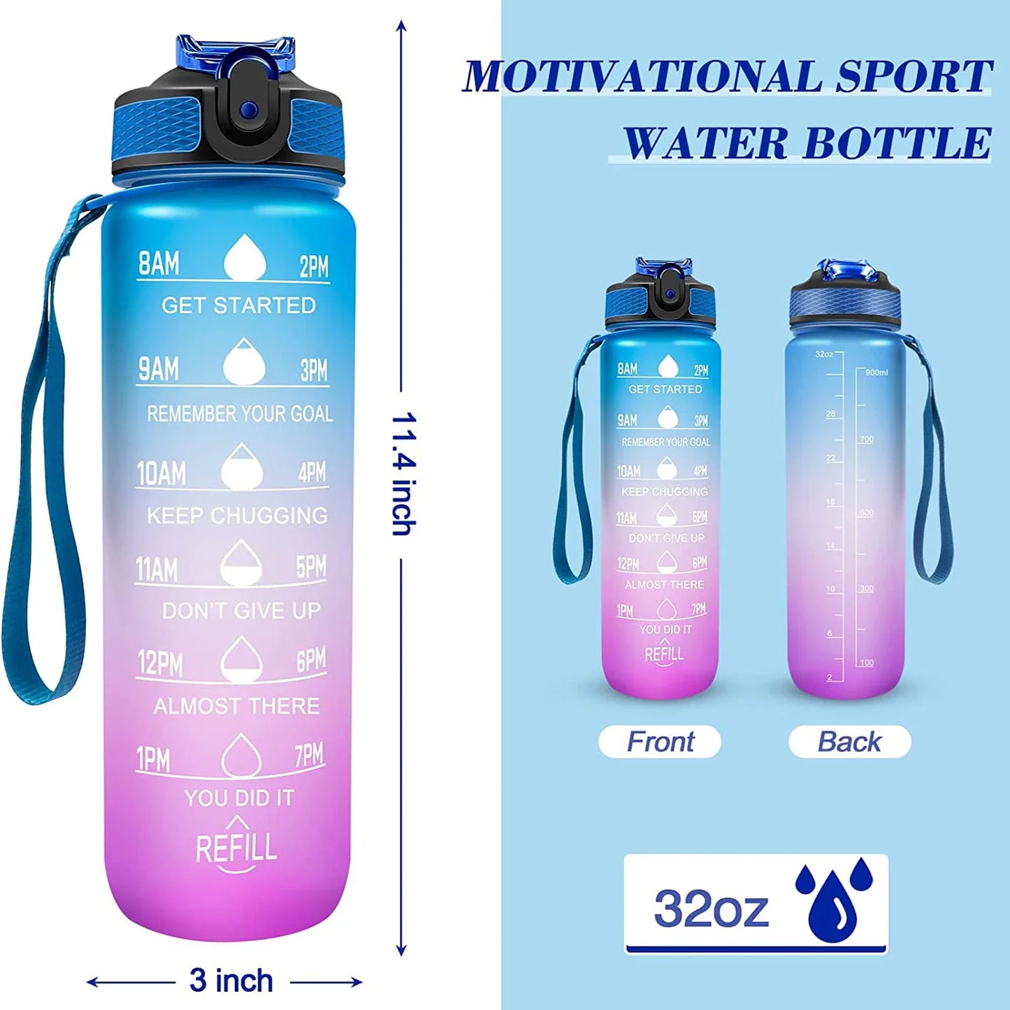 Plastic Water Bottle for Gym