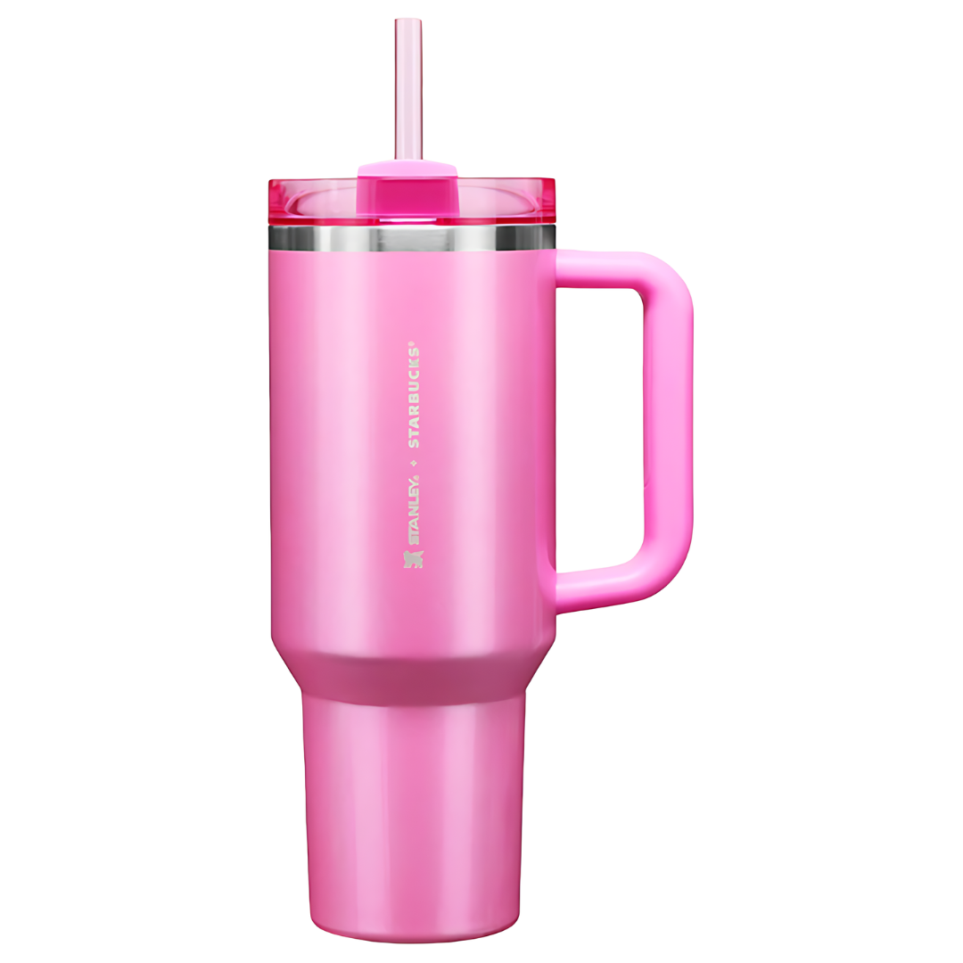 Stanley 40 oz Tumbler Cup With Handle and Straw