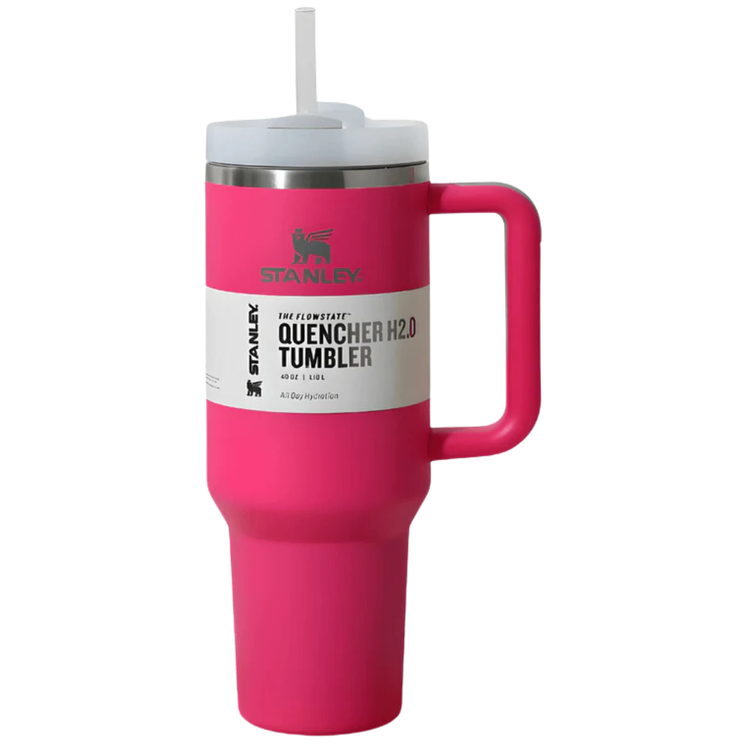 Stanley 40oz/1.1L Tumbler Cup With Handle and Straw Stainless Steel