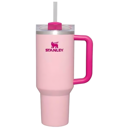 Flamingo Pink Stanley Tumbler Cup 40 oz 
 